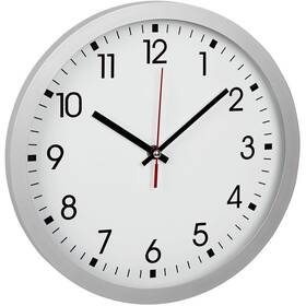Nástěnné hodiny TFA 60.3035.02  stříbrný

