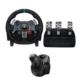 Volant Logitech G29 Driving Force pro PS3, PS4, PS5, PC + pedály + Driving Force Shifter černá barva
