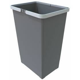 Odpadkový koš Elletipi Cover BIG, 24 l, 44 × 22,5 × 30 cm šedý

