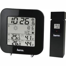 Meteorologická stanice Hama EWS-200 černá

