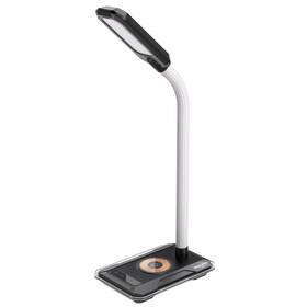 Stolní LED lampička IMMAX GAMER RGB, Qi nabíjení černá


