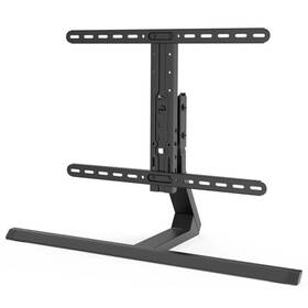 Stojan pro TV Hama Design, stolní, nastavitelný, pro úhlopříčky 32"-65", nosnost 40 kg černý

