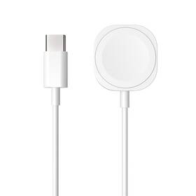 Nabíjecí kabel FIXED USB-C na Apple Watch bílý

