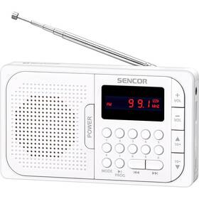 Radiopřijímač Sencor SRD 216WH bílý

