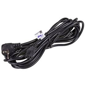 Kabel Akyga napájecí 230V, tří pólový, 5 m černá barva
