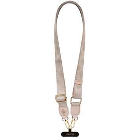 Popruh na krk Guess Crossbody PU 4G Metal Logo růžový

