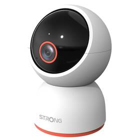 IP kamera Strong SHC08IR0-W, vnitřní, 3840×2160, IR přísvit, 360° otáčení, mikrofon, Wi-Fi, USB-C, micro SD bílá

