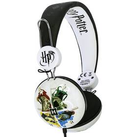 Sluchátka OTL Technologies Harry Potter Hogwarts Crest Tween Dome černá barva
