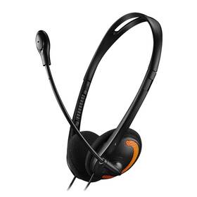 Headset Canyon CNS-CHS01BO černý/oranžový


