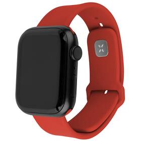 Řemínek FIXED Silicone Sporty Strap na Apple Watch 42/44/45mm červený

