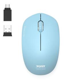 Myš PORT CONNECT Wireless COLLECTION tyrkysová


