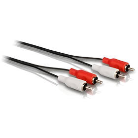 Kabel Philips 2xRCA, 1,5 m černý

