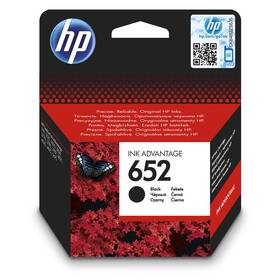 Inkoustová náplň HP 652, 360 stran černá barva
