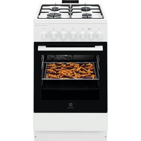 Kombinovaný sporák Electrolux LKK560011W bílá barva
