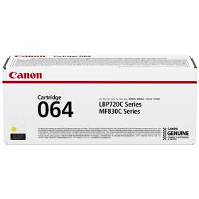 Toner Canon CRG 064, 5 000 stran žlutý

