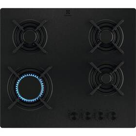 Plynová varná deska Electrolux KGG643723L, matná černá

