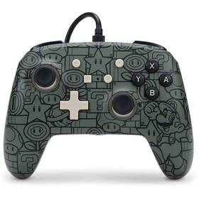 Gamepad PowerA Enhanced Wired - Nintendo Switch - Power-Up Mario 

