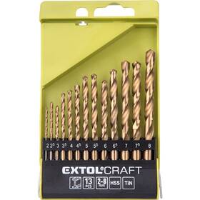 Sada vrtáků Extol Craft 1118A HSS (13 ks) 
