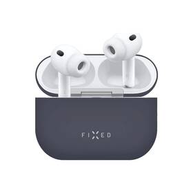 Příslušenství FIXED Ultratenké silikonové pouzdro Silky pro Apple AirPods Pro 3 modré

