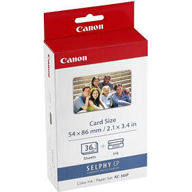 Fotopapír Canon KC-36IP, 86x54 mm, 36 listů pro Selphy 

