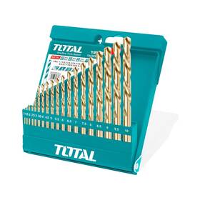 Sada vrtáků Total tools TACSD0195 HSS (19 ks) 

