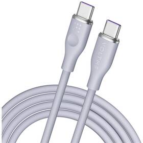 Kabel Voltme Powerlink Moss Series USB-C/USB-C, CTC 5A/100W 1,8m šedý

