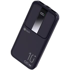 Powerbanka C-Tech 10000 mAh, Li-Pol, 22,5W, USB-C/USB-A/micro USB černá barva
