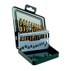 Sada vrtáků Bosch HSS-R (13 ks) titanium

