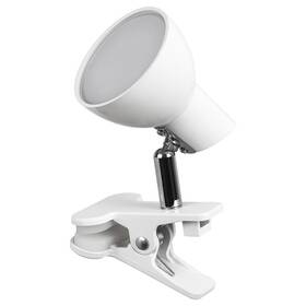 Stolní LED lampička Rabalux Noah 1477 s klipem bílá

