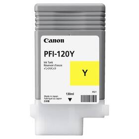 Inkoustová náplň Canon PFI-120Y, 130 ml žlutá barva
