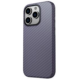 Kryt na mobil Swissten MagStick Shell na Apple iPhone 15 fialový

