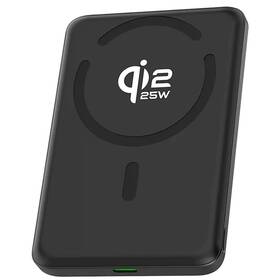 Powerbanka ERPOWER Twiggy Qi2 5000 mAh černá

