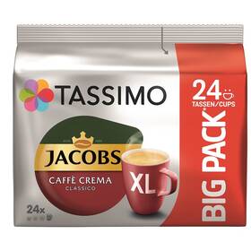 Kapsle pro espressa Tassimo Jacobs Caffè Crema Classico XL (24 ks) 
 Kapsle pro espressa Tassimo Jacobs Caffè Crema Classico XL (24 ks)