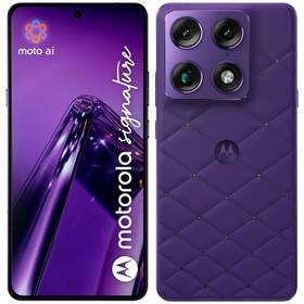 Mobilní telefon Motorola Signature Crystals by Swarovski 5G 16 GB / 512 GB fialový

