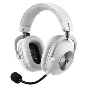 Headset Logitech PRO X3 LIGHTSPEED Wireless bílý

