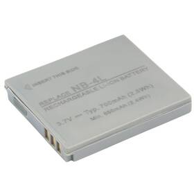 Baterie Avacom Canon NB-4L Li-ion 3.7V 700mAh 2.6Wh šedá

