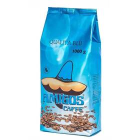 Káva zrnková Amigos Caffe Qualitá Blu 1 kg 

