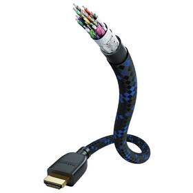 Kabel InAkustik Premium II, HDMI 2.1 Ultra High Speed, délka 3m černý/modrý

