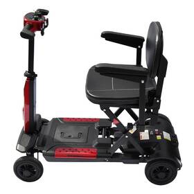 Elektrický vozík RACCEWAY FOLD vínový

