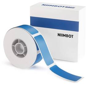 Papírový štítek Niimbot RP 12x40mm 160ks pro D11 a D110 modrý


