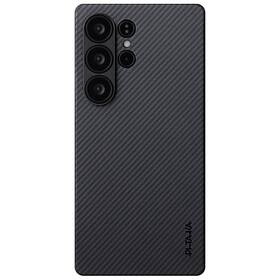 Kryt na mobil Pitaka Ultra-Slim na Samsung Galaxy S25 Ultra černý/šedý

