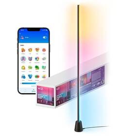 Stojací lampa WiZ Floor 1.4m RGBIC černá

