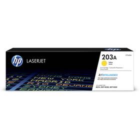 Toner HP 203A, 1 300 stran žlutý

