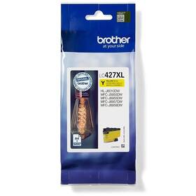 Inkoustová náplň Brother LC-427XLY, 5000 stran žlutá

