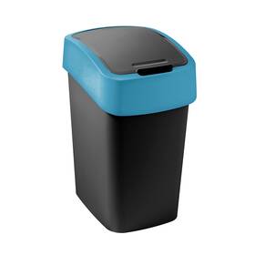 Odpadkový koš Curver 9 l černý/modrý

