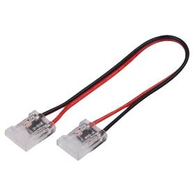 Konektor Solight propojovací, flexibilní, pro COB LED pásky 0,8cm, délka 15cm černý

