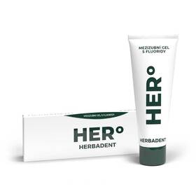 Zubní gel HERBADENT HERo mezizubní gel s fluoridy 25 g 

