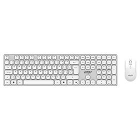 Klávesnice s myší MSI Forge K210 Wireless bílá

