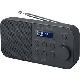 Radiopřijímač s DAB+ MUSE M-109 DB černá barva

