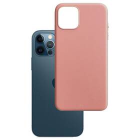 Kryt na mobil 3mk Matt Case na Apple iPhone 12/12 Pro růžová barva
